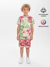 Детская пижама с шортами / Розы