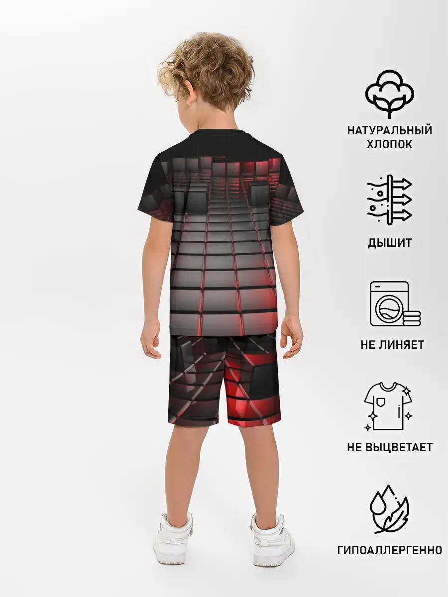 Детская пижама с шортами / КАРБОНОВЫЕ ПЛИТЫ