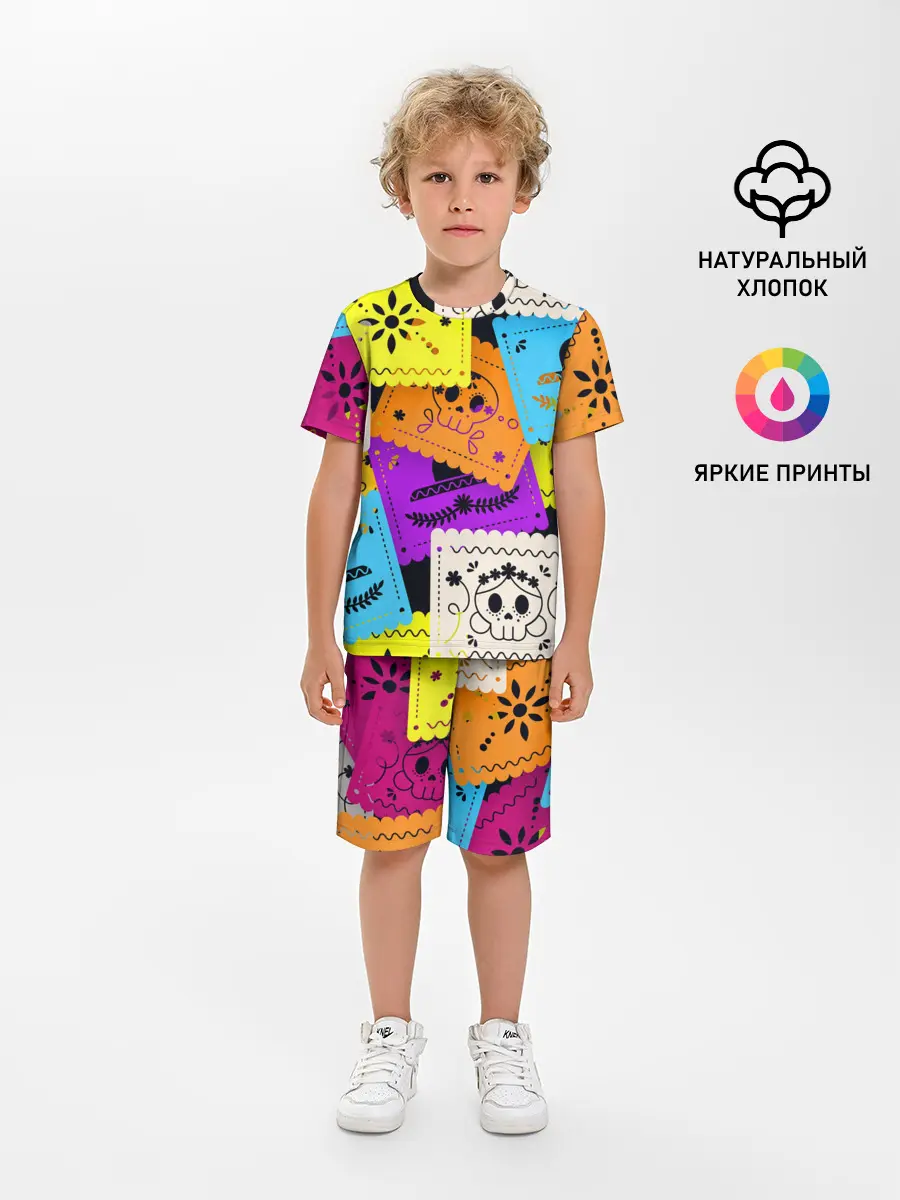 Детская пижама с шортами / Color pattern