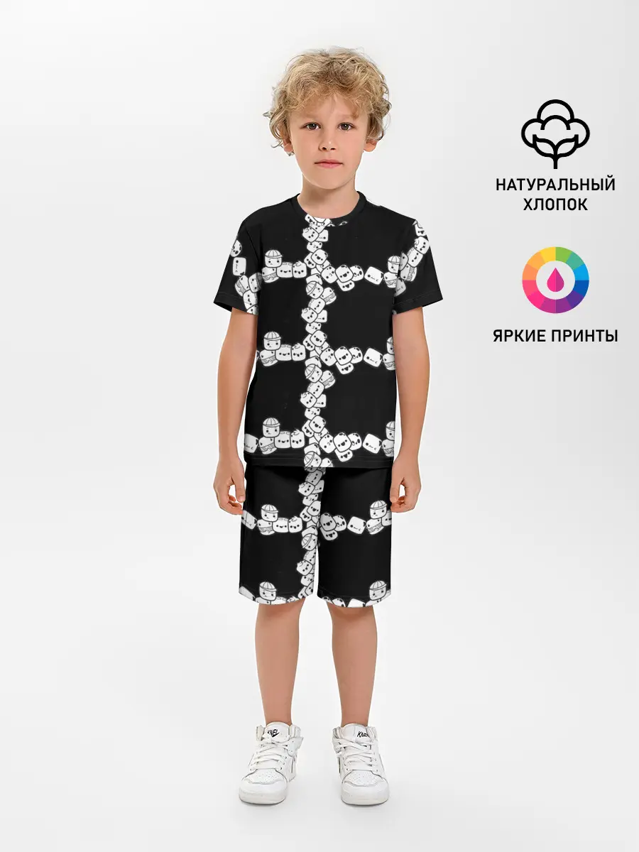 Детская пижама с шортами / Зефирки