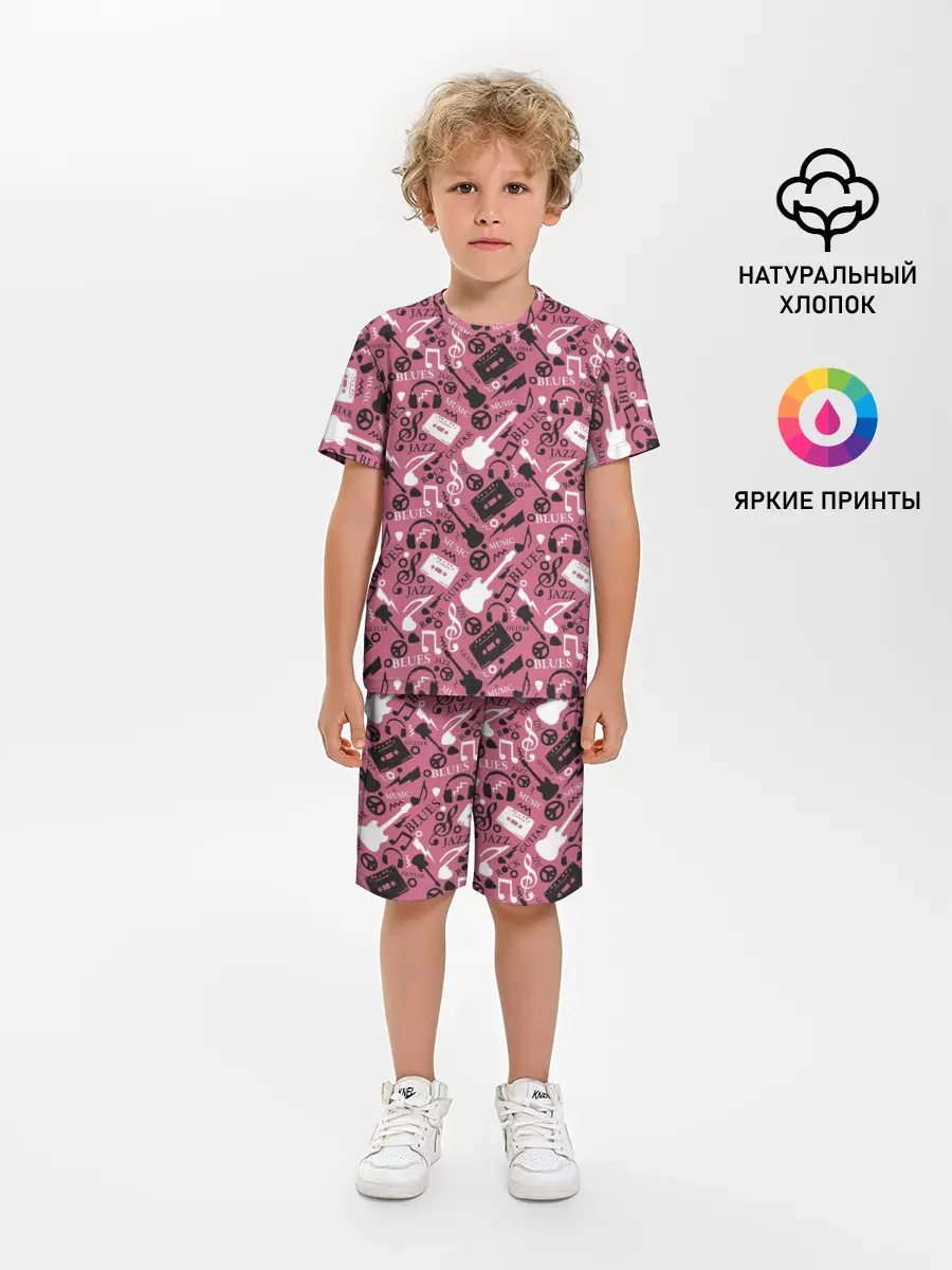 Детская пижама с шортами / Музыка