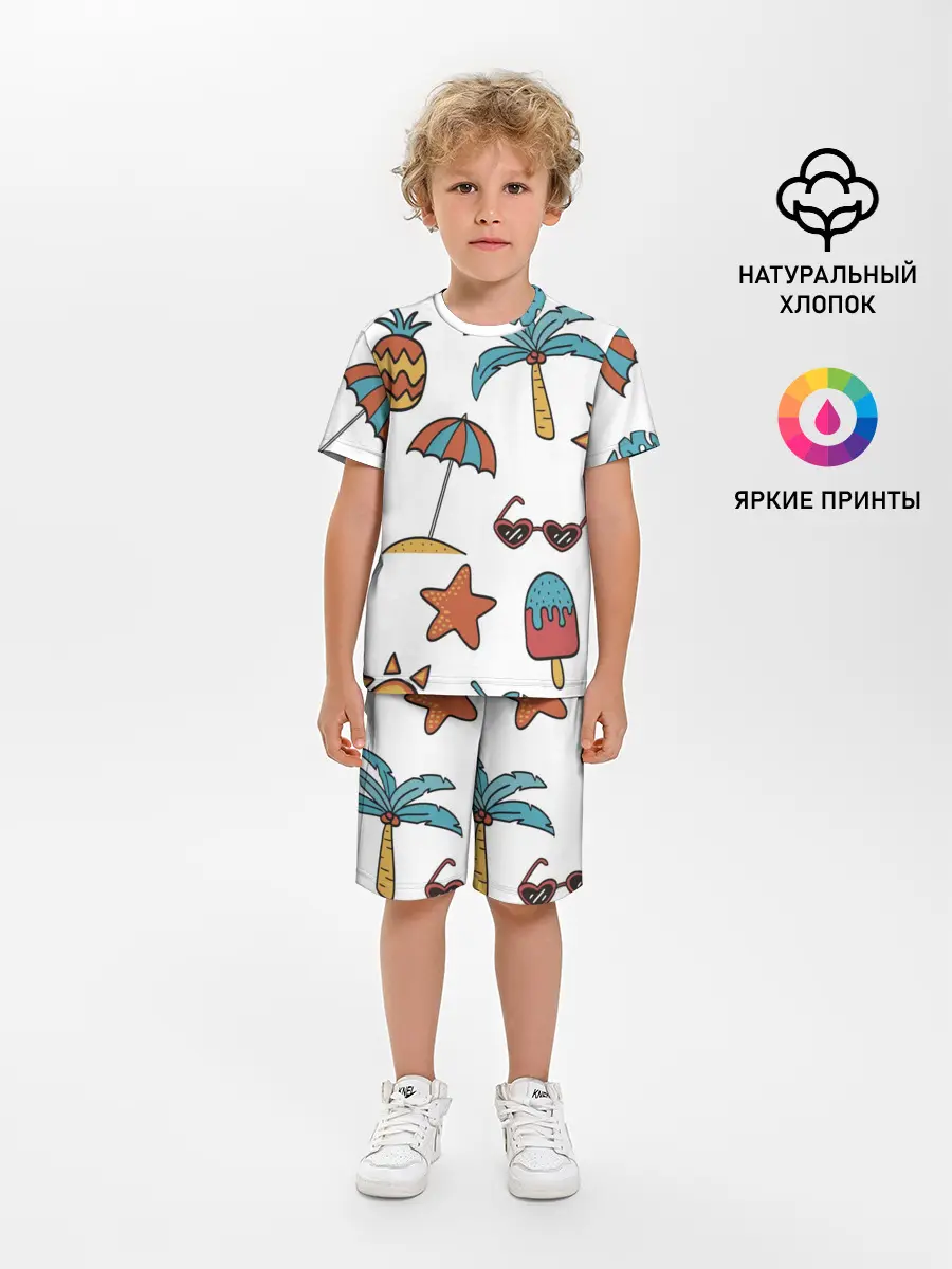 Детская пижама с шортами / Summer with love