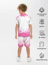 Детская пижама с шортами / Девушки и танки | Pink