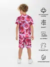 Детская пижама с шортами / Георгины