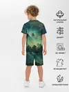 Детская пижама с шортами / ПРИРОДА МОЙ ХРАМ