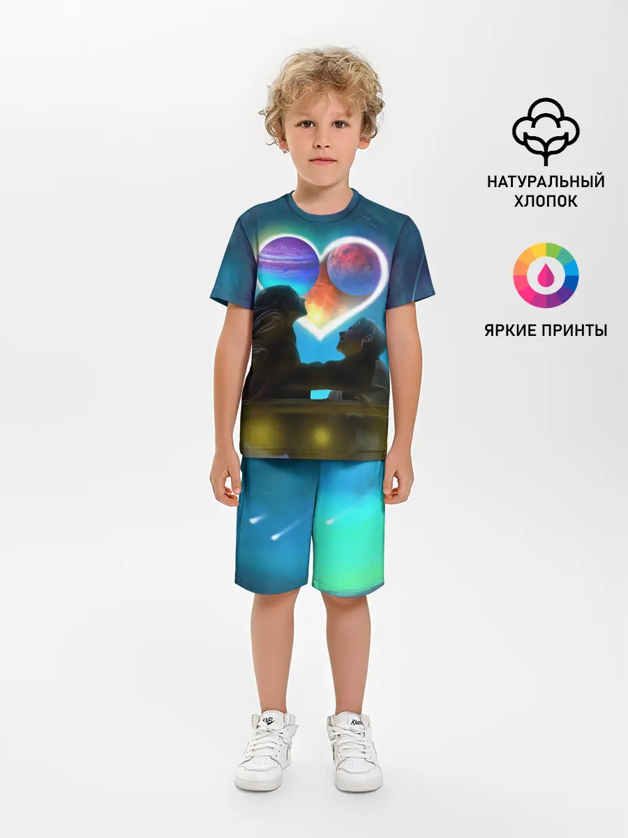 Детская пижама с шортами / Ваня Дмитриенко Венера-Юпитер