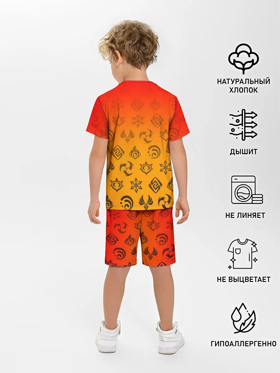Детская пижама с шортами / GENSHIN IMPACT