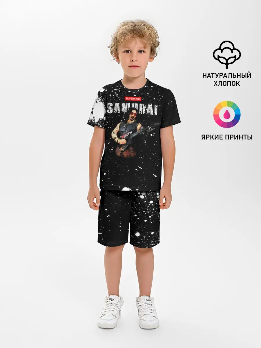 Детская пижама с шортами / SAMURAI Cyberpunk 2077