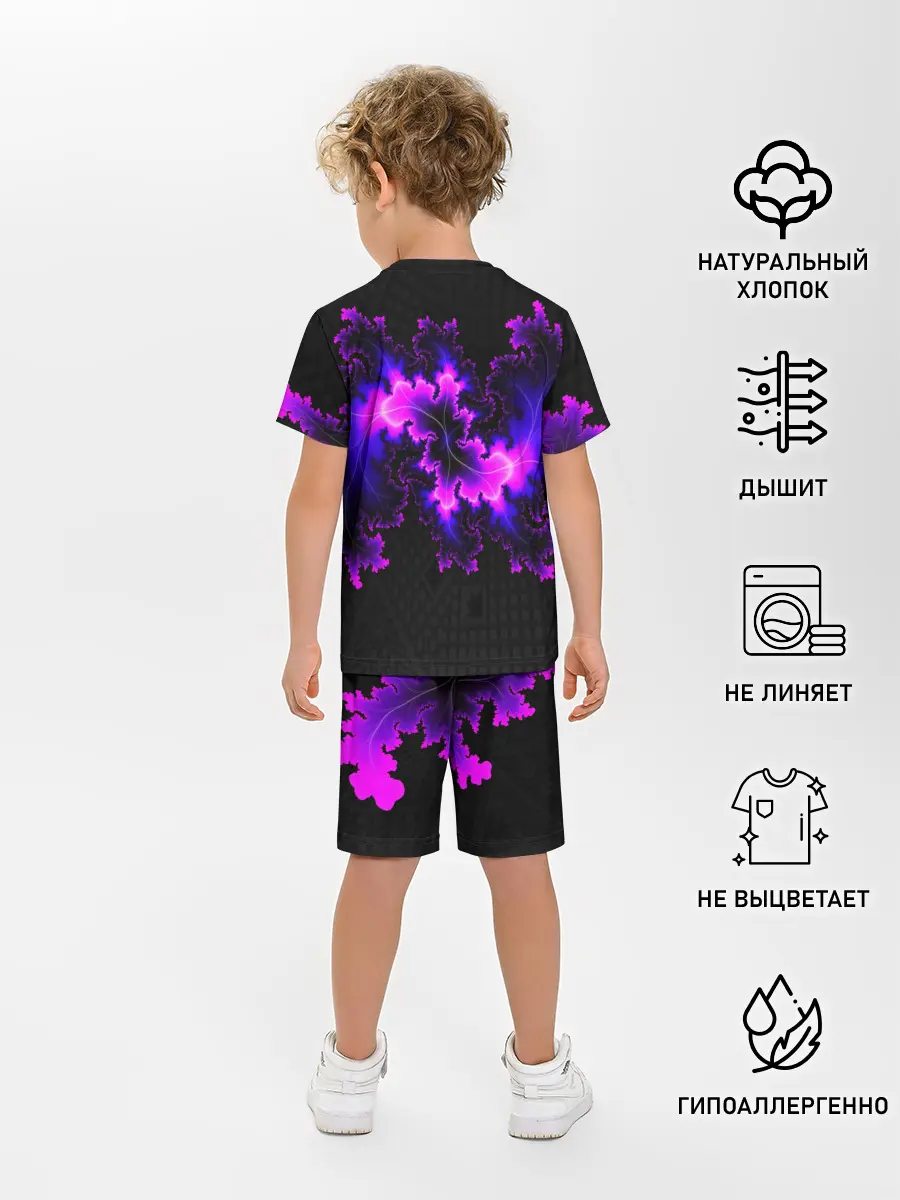 Детская пижама с шортами / NEON Liquid