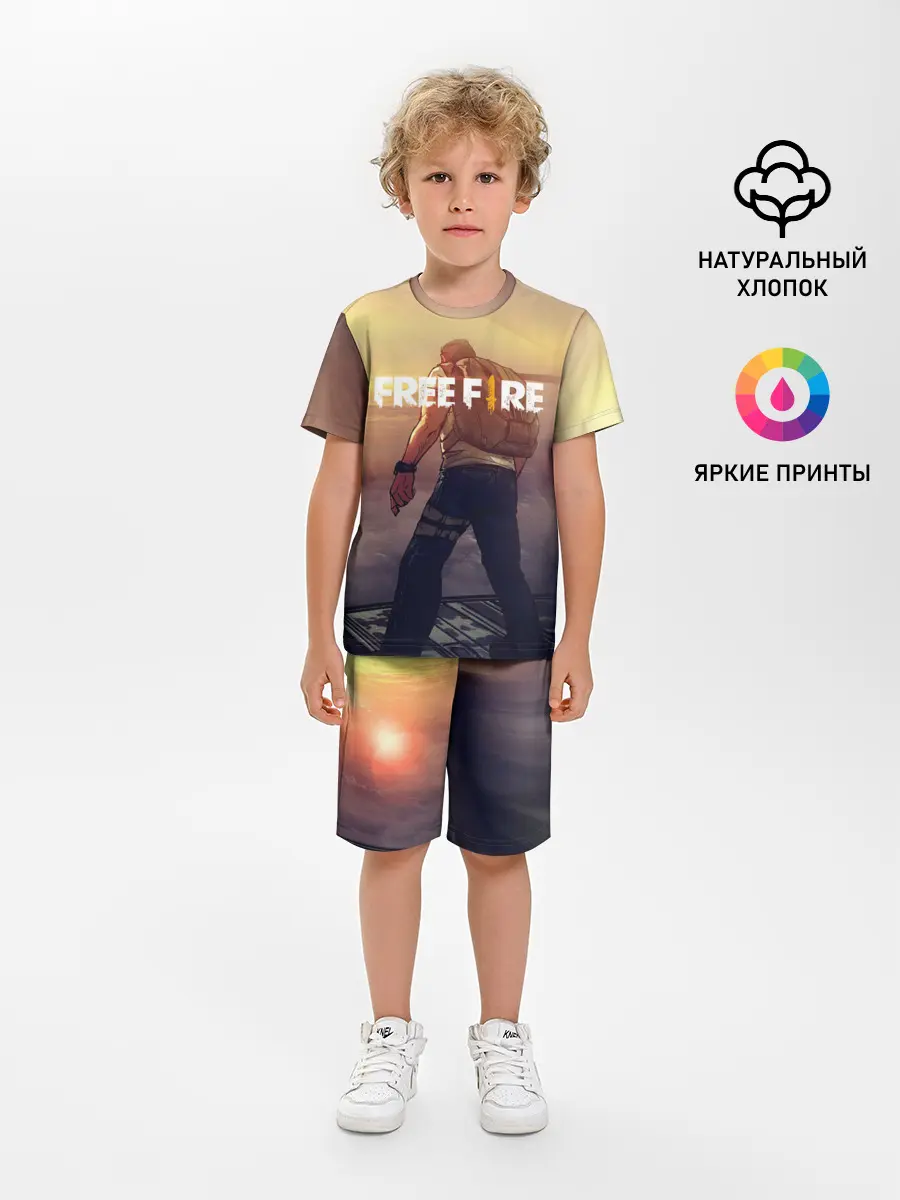 Детская пижама с шортами / FREEFIRE | БЕЙСЕР