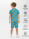 Детская пижама с шортами / БУРГЕРЫ