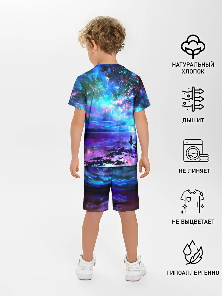 Детская пижама с шортами / Романтика