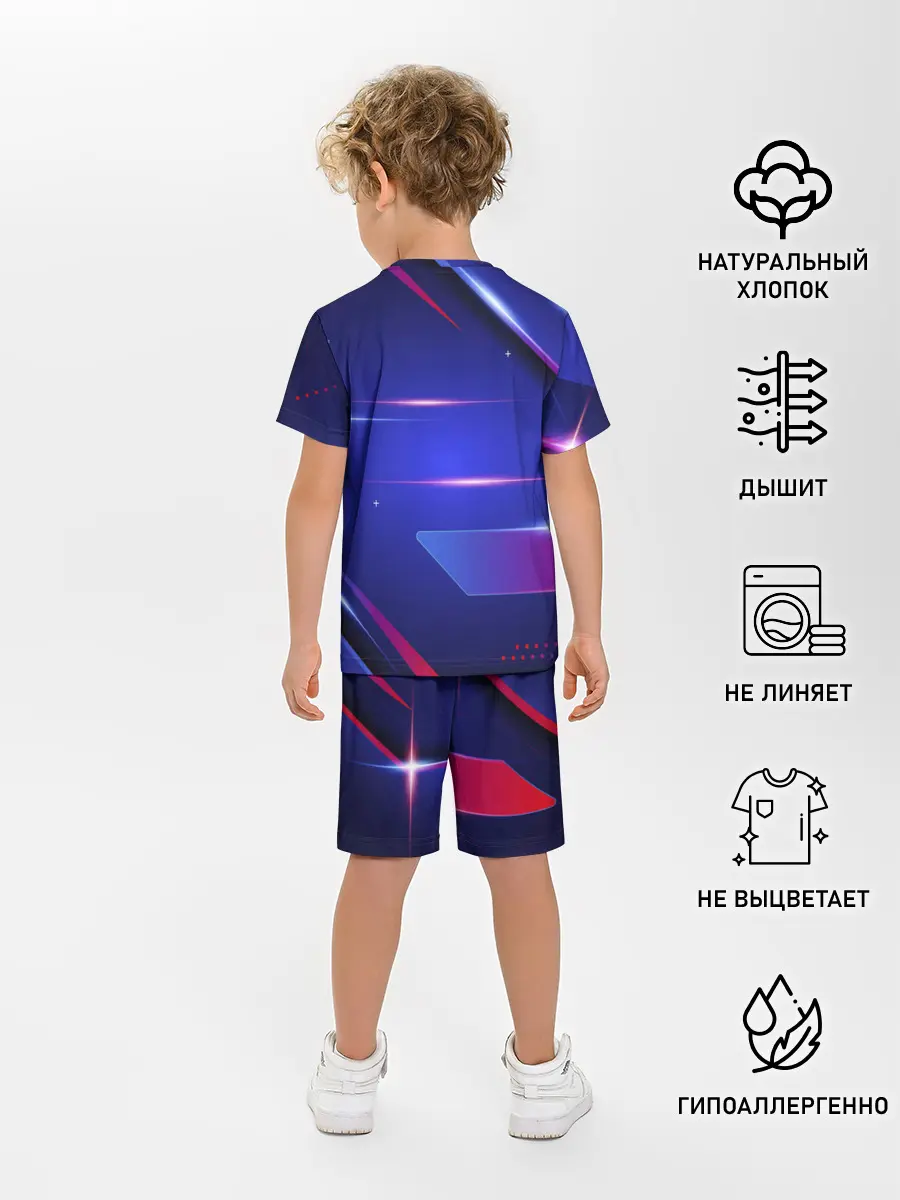 Детская пижама с шортами / Ауди / Audi синива