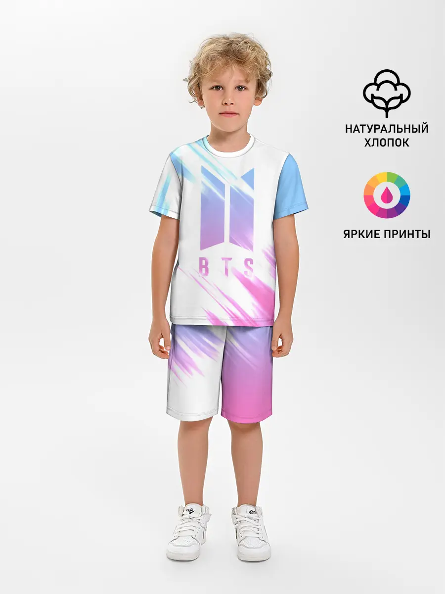 Детская пижама с шортами / BTS | БТС