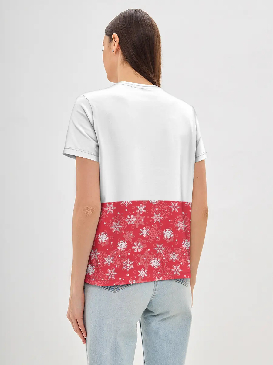 Женская базовая футболка / Оленёнок