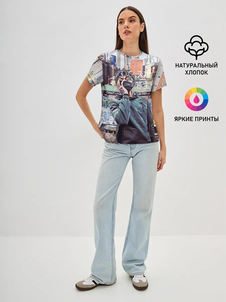 Женская базовая футболка / SCARLXRD