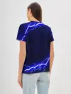 Женская базовая футболка / СИНИЕ МОЛНИИ