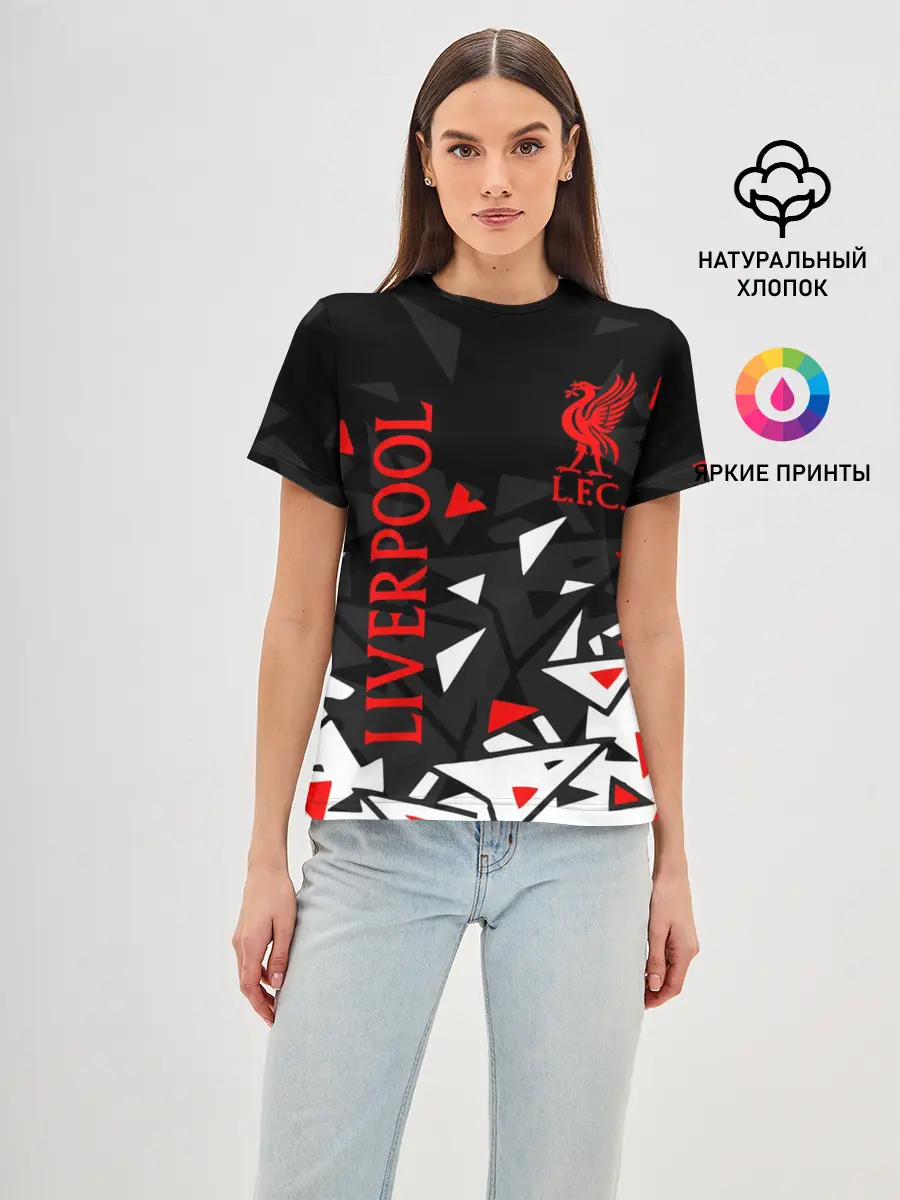 Женская базовая футболка / LIVERPOOL / ЛИВЕРПУЛЬ