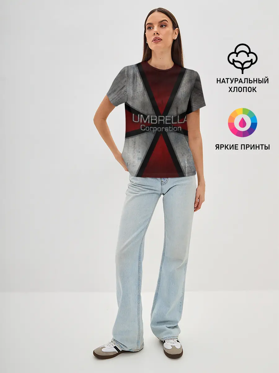 Женская базовая футболка / Umbrella corps