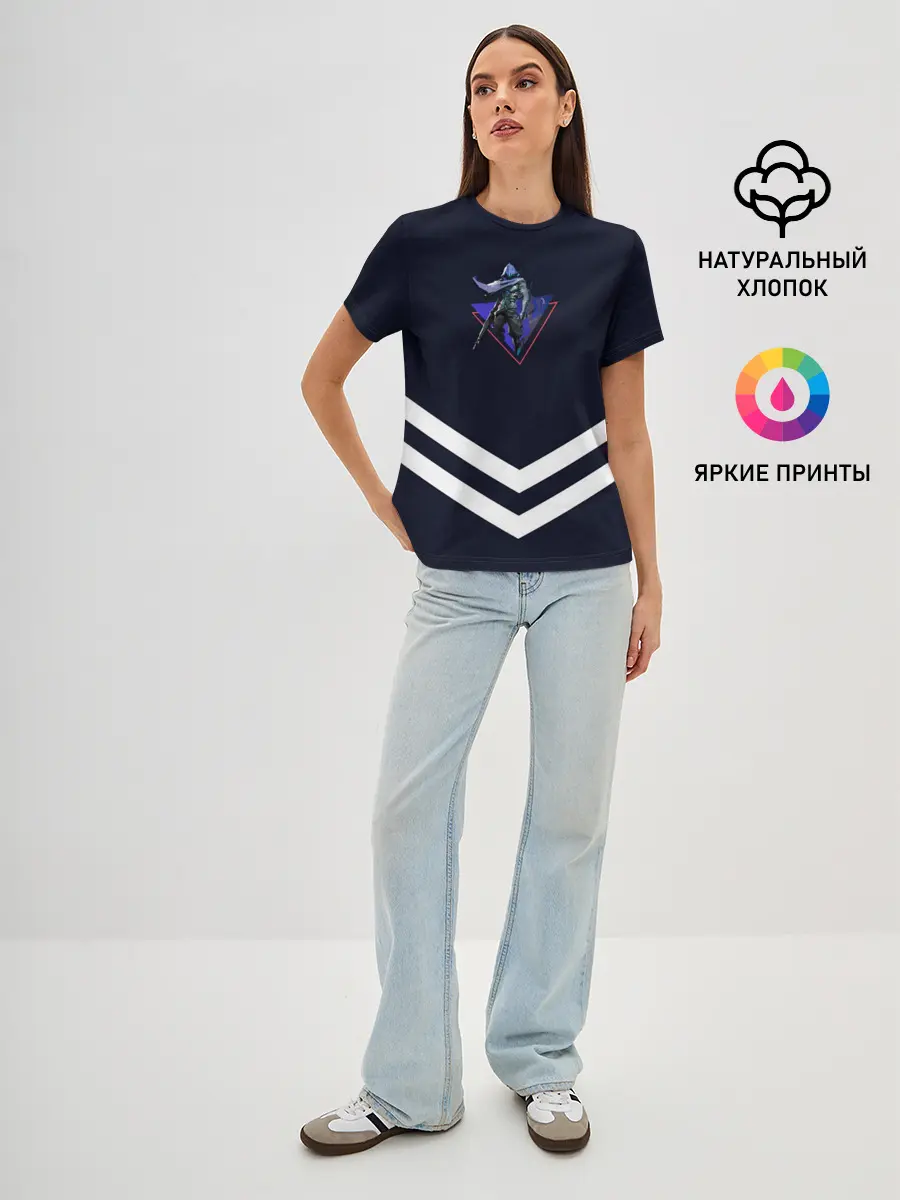 Женская базовая футболка / Valorant