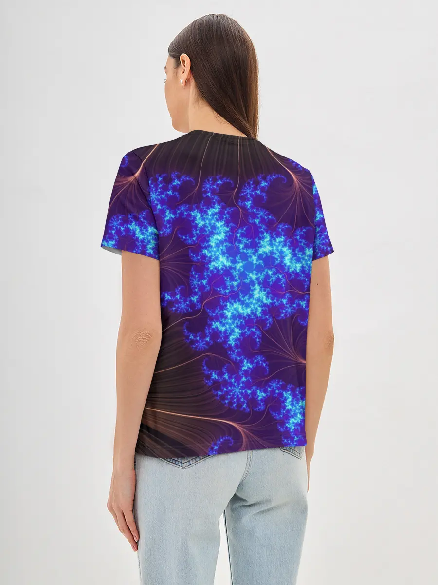 Женская базовая футболка / FRACTAL STORM