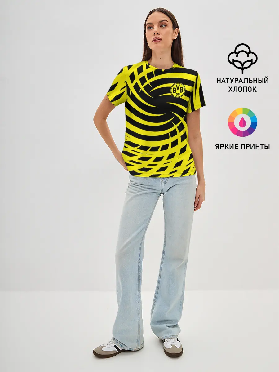 Женская базовая футболка / FC Borussia Dortmund