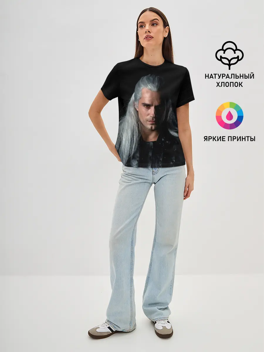 Женская базовая футболка / The Witcher. Geralt of Rivia