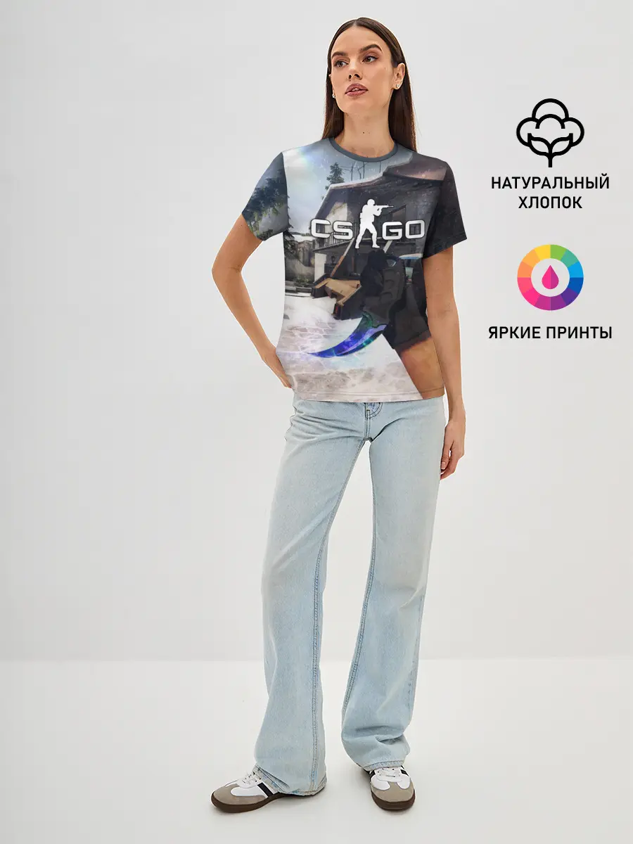 Женская базовая футболка / CS:GO