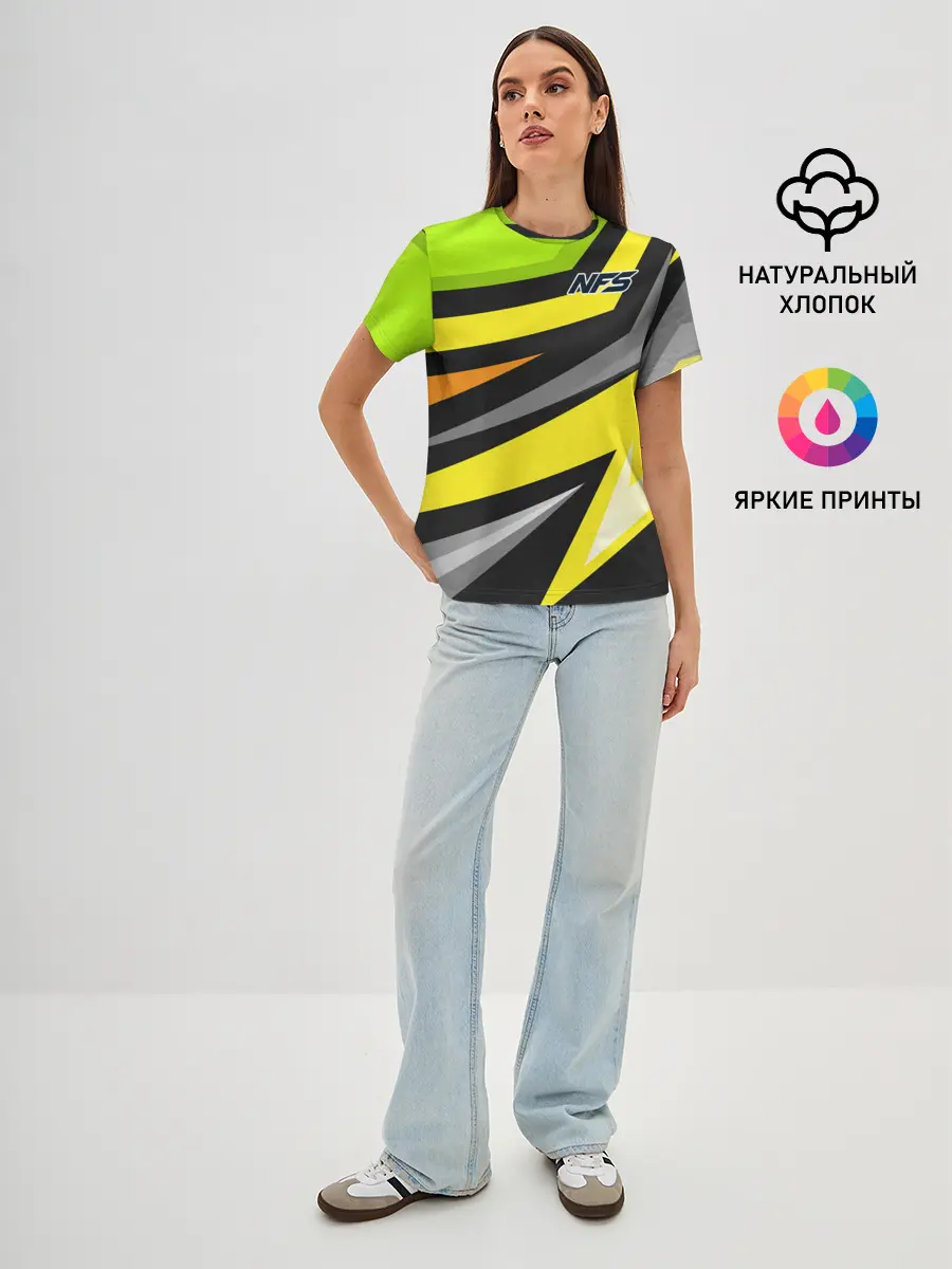 Женская базовая футболка / Need for Speed