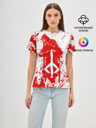 Женская базовая футболка / BLOODBORNE