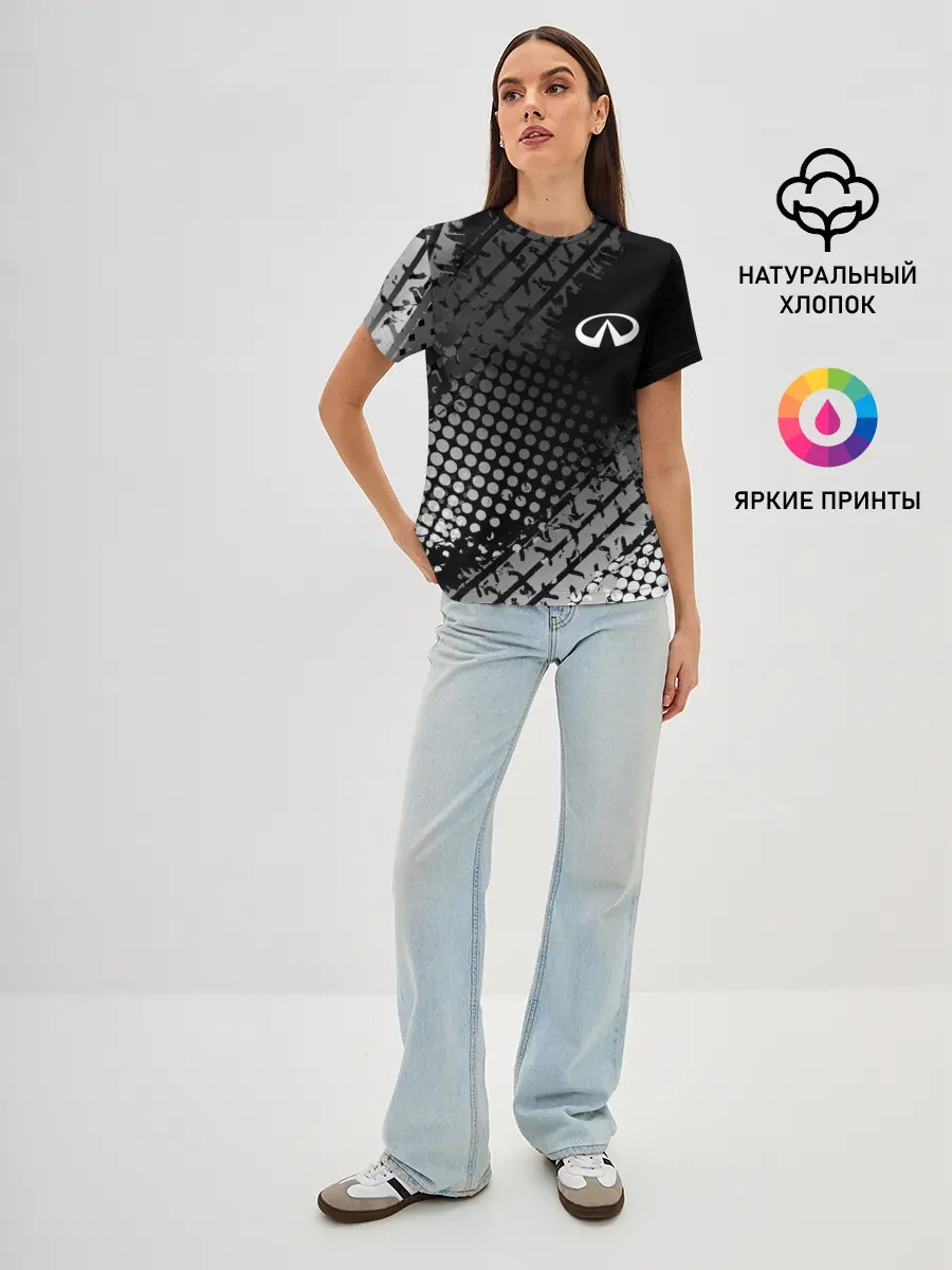 Женская базовая футболка / Infiniti