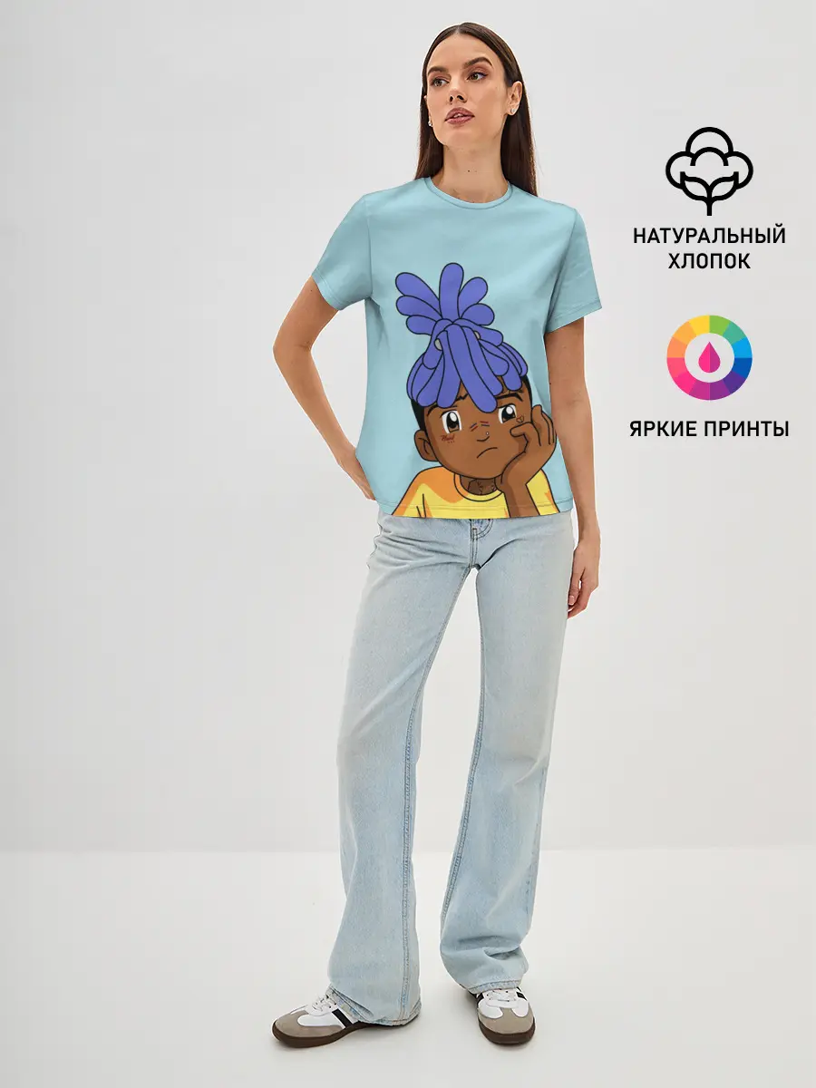 Женская базовая футболка / xxxtentacion