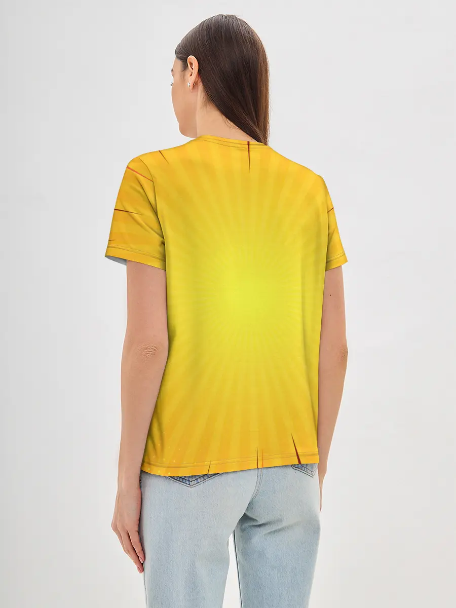 Женская базовая футболка / Зеницу Агацума Kimetsu no Yaiba