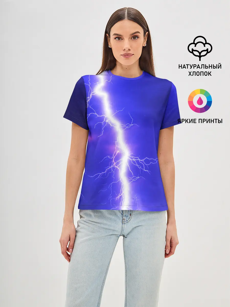 Женская базовая футболка / NEON ELECTRIX