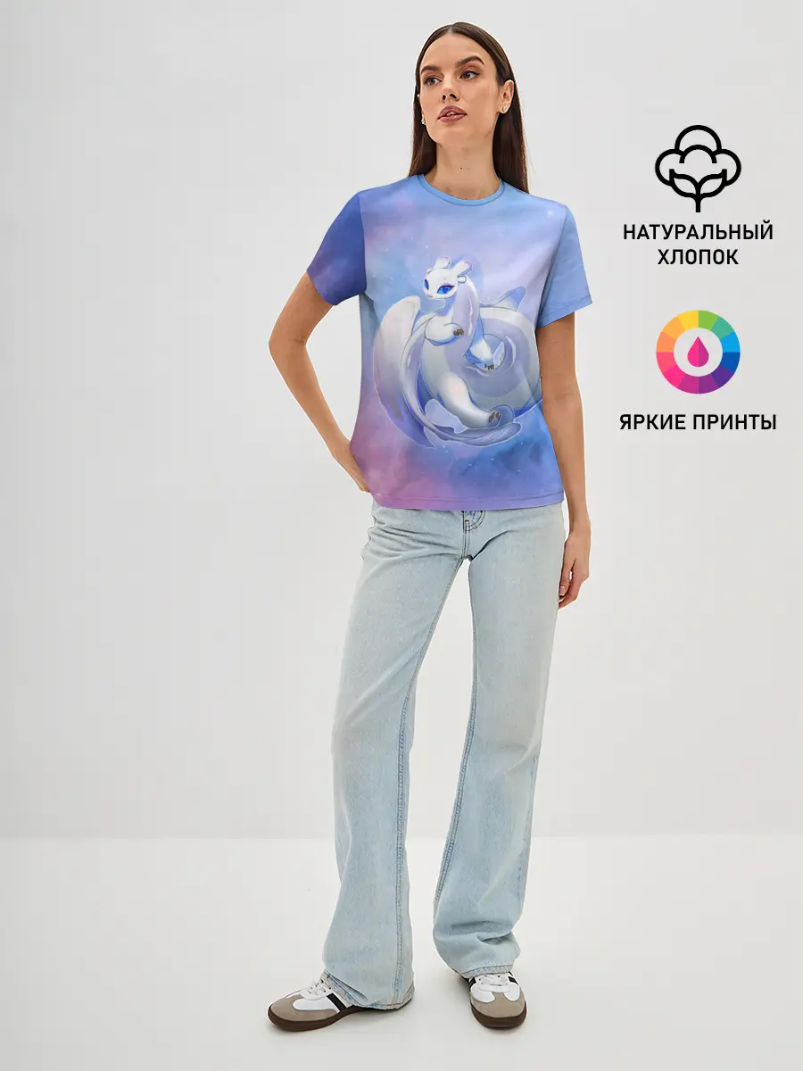 Женская базовая футболка / дневная фурия