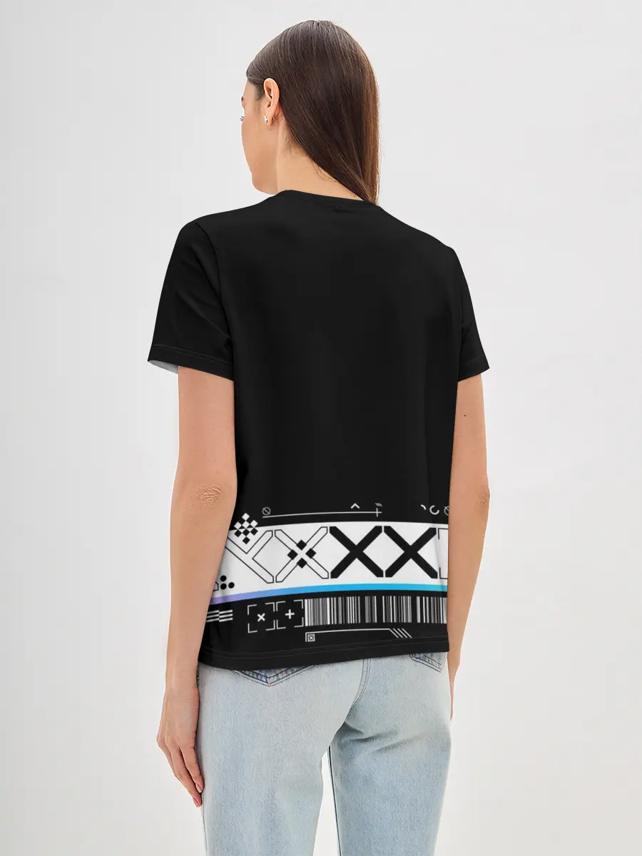 Женская базовая футболка / Printstream | Поток информации | CS:GO