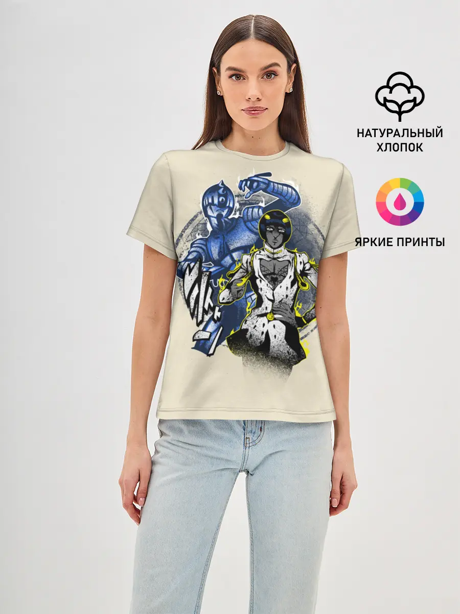 Женская базовая футболка / JoJo Bizarre Adventure