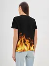 Женская базовая футболка / Огонь