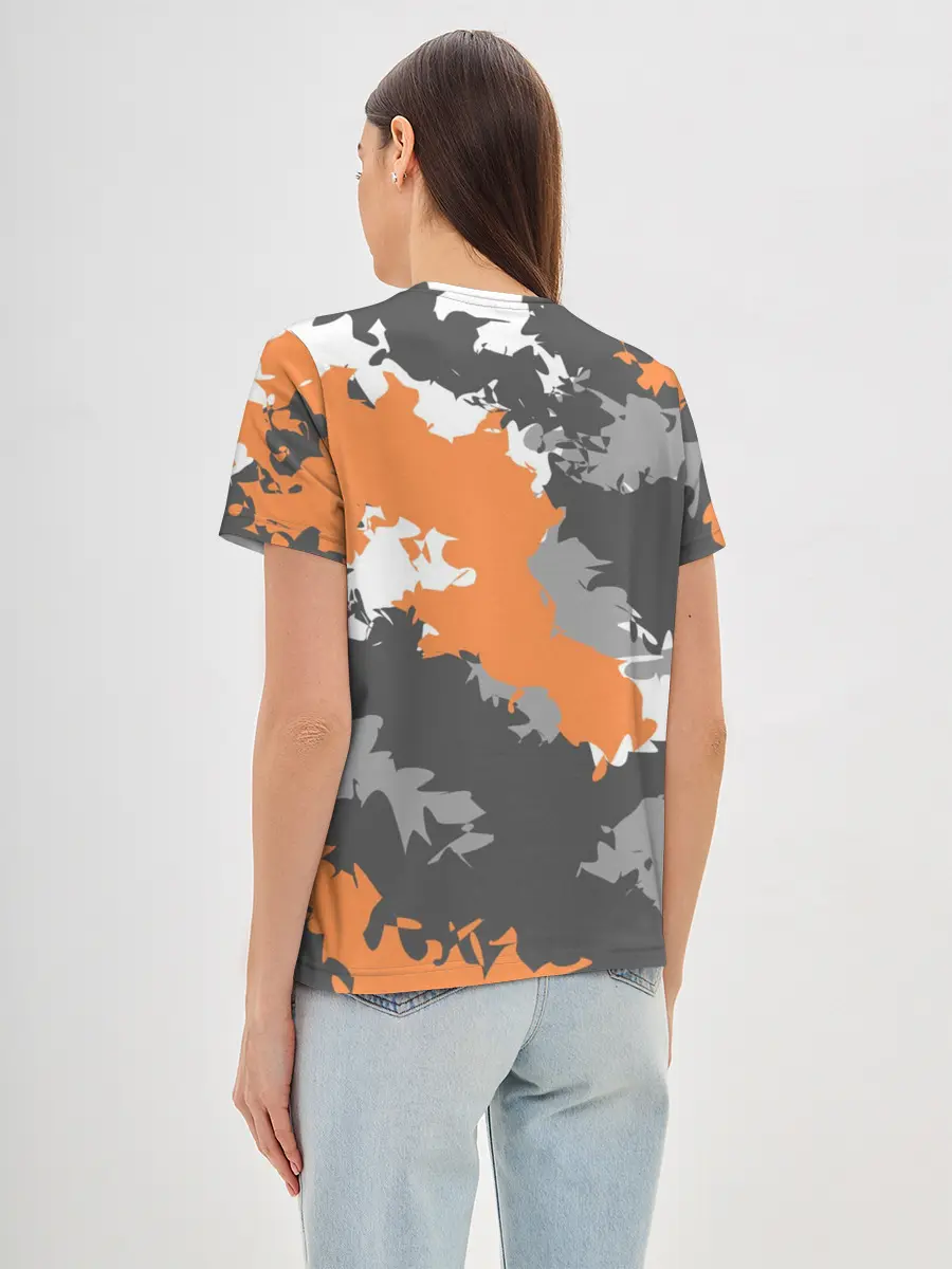 Женская базовая футболка / Камуфляж