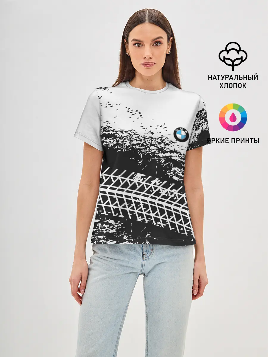 Женская базовая футболка / СЛЕД БМВ | BMW