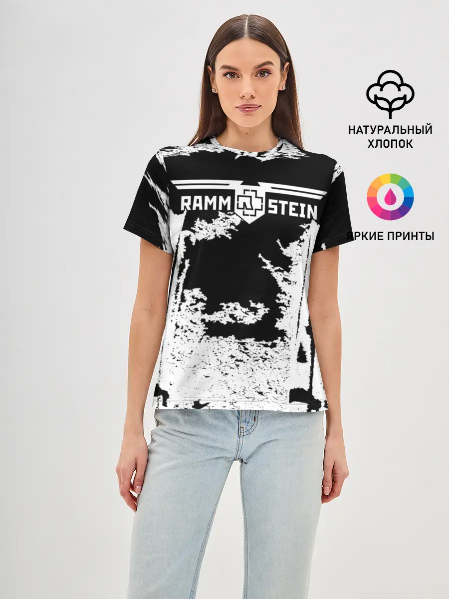 Женская базовая футболка / Rammstein
