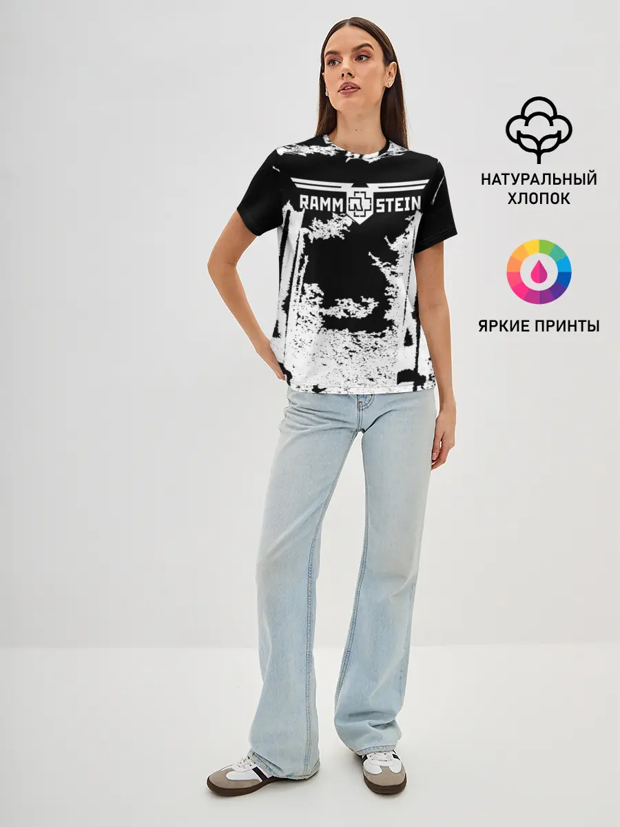 Женская базовая футболка / Rammstein