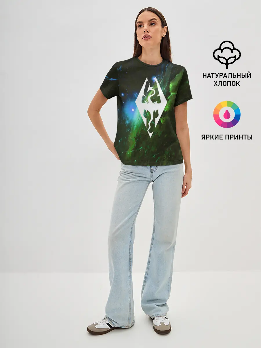 Женская базовая футболка / THE ELDER SCROLLS