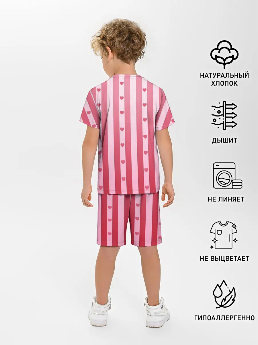 Детская пижама с шортами / Валентинова нежность