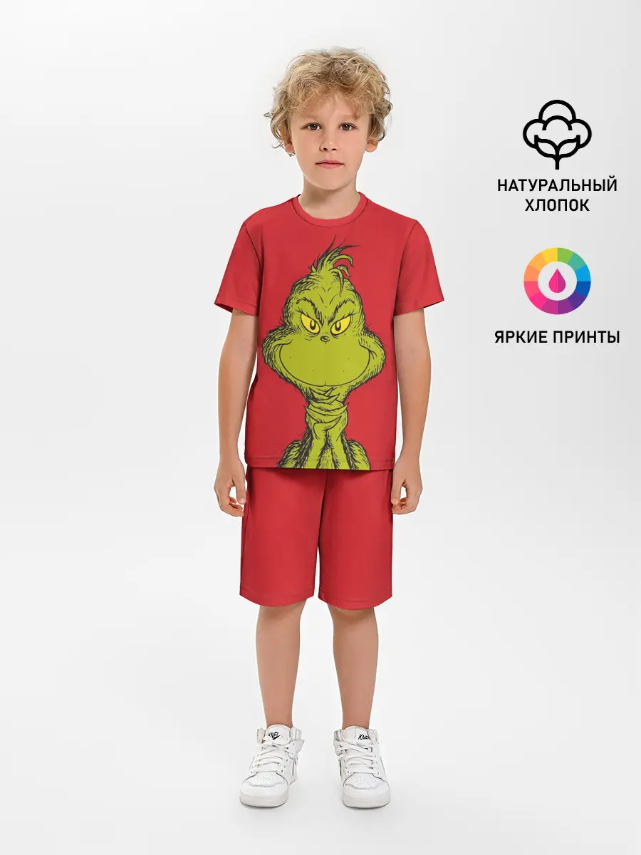 Детская пижама с шортами / Grinch
