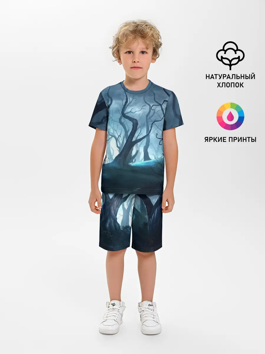 Детская пижама с шортами / ДРЕМУЧИЙ ЛЕС