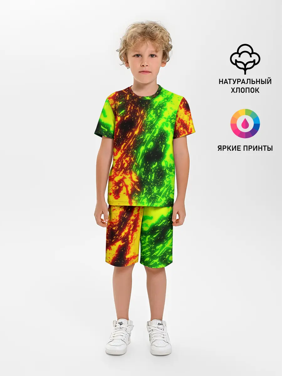 Детская пижама с шортами / TOXIC FLAME