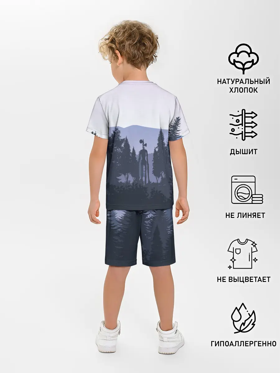 Детская пижама с шортами / Siren Head