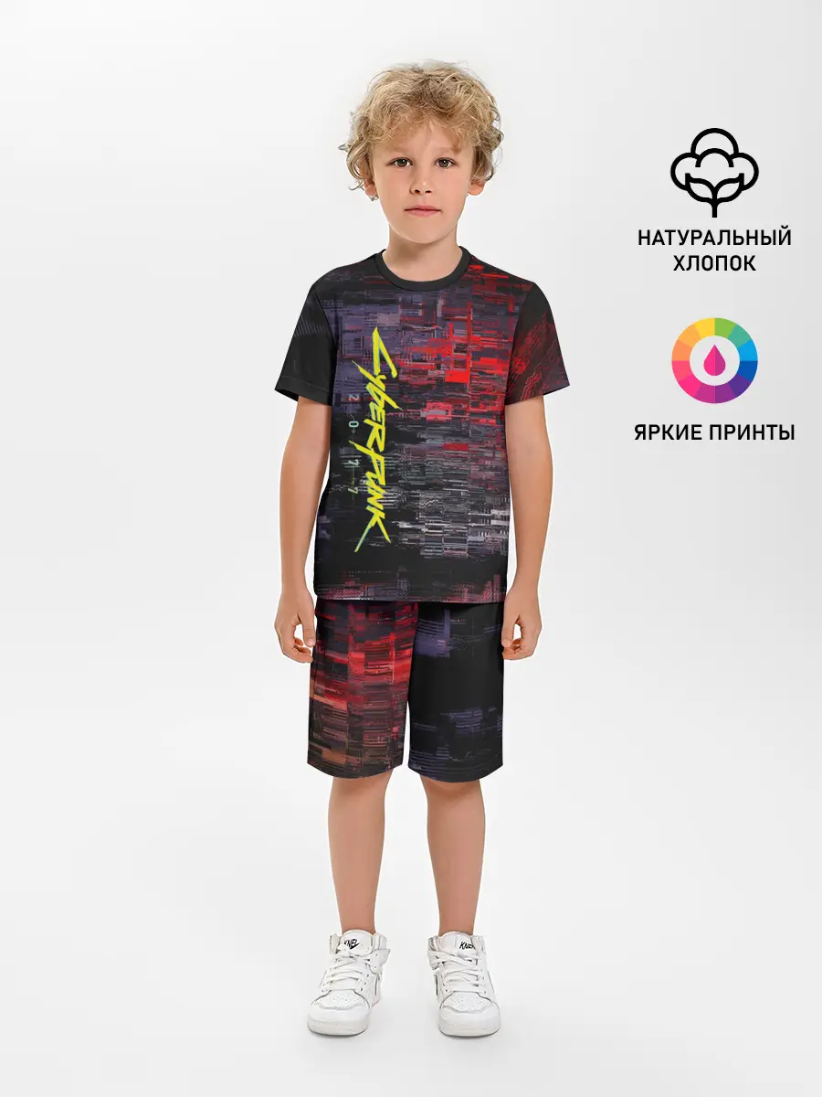 Детская пижама с шортами / CYBERPUNK 2077