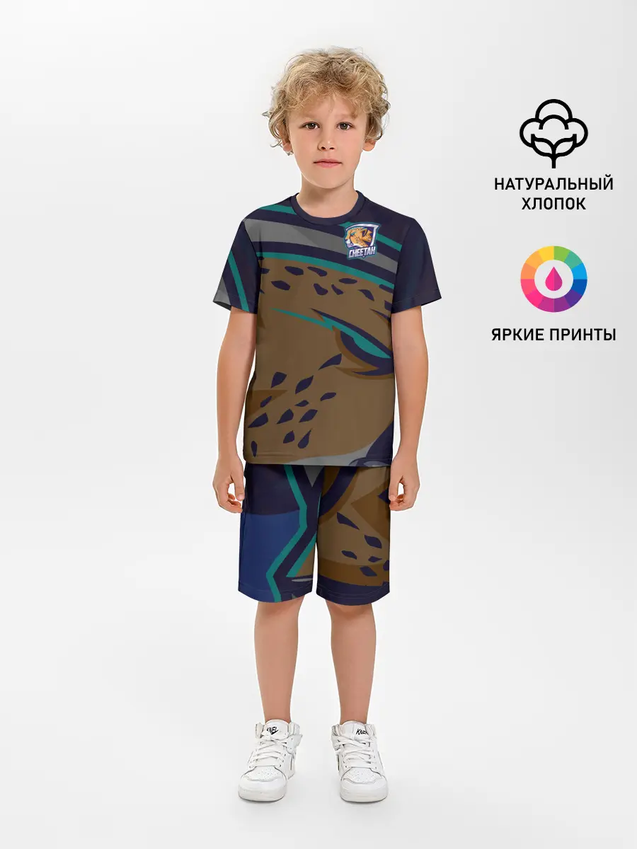Детская пижама с шортами / Форма Cheetah